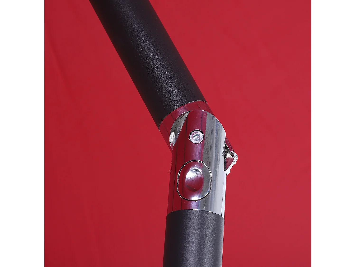 Sombrilla de jardín rojo 260x260x235 cm Outsunny