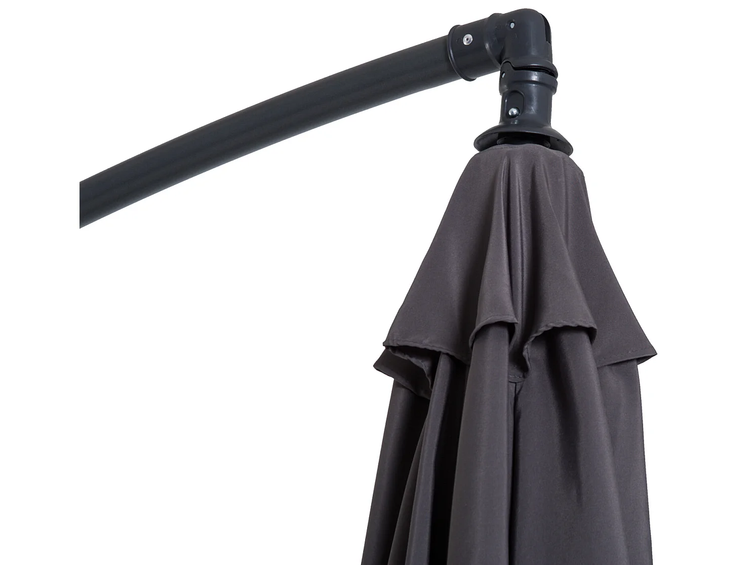 Sombrilla de jardín gris 295x295x245 cm Outsunny