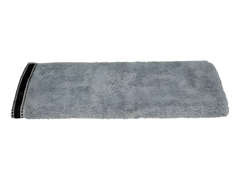 Serviette de toilette en Coton Gris Foncé tissu éponge 50 x 90 cm