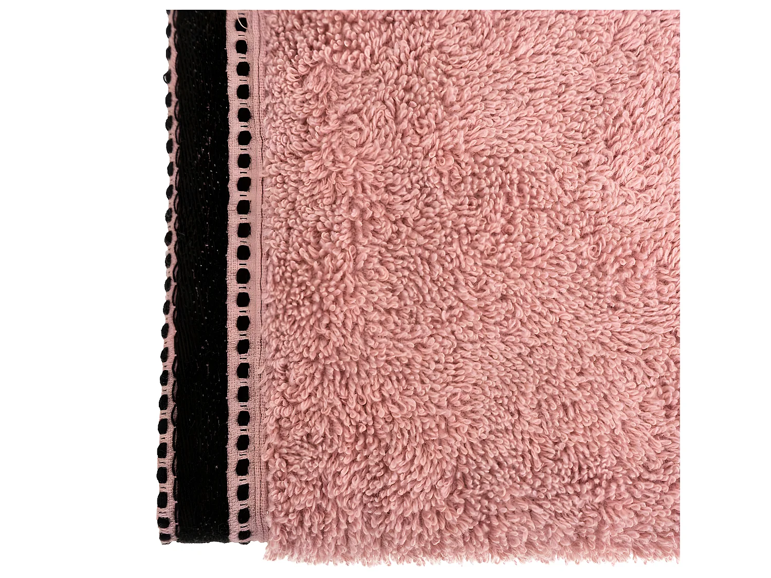 Serviette de toilette en Coton Rose tissu éponge 50 x 90 cm