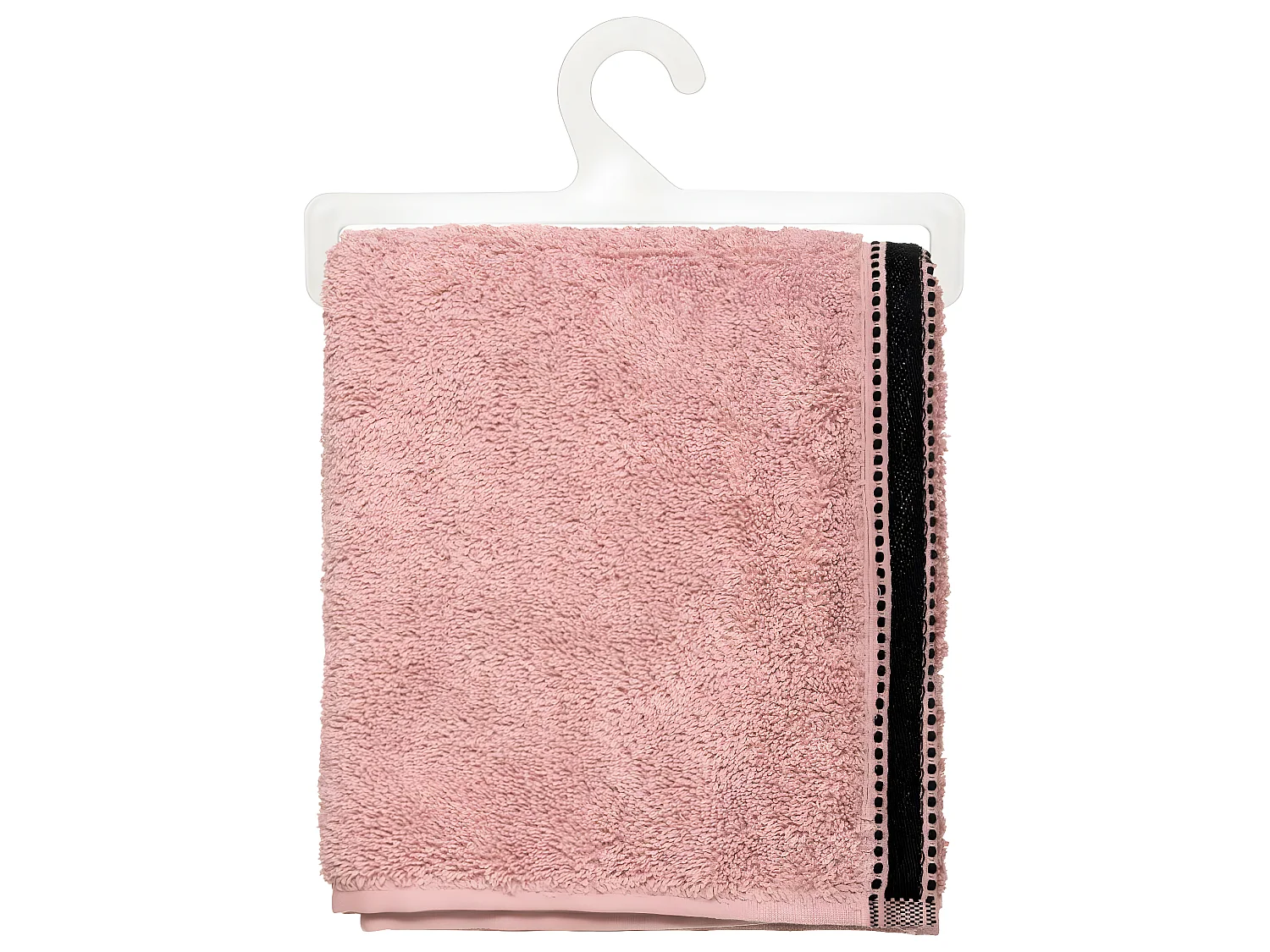 Serviette de toilette en Coton Rose tissu éponge 50 x 90 cm