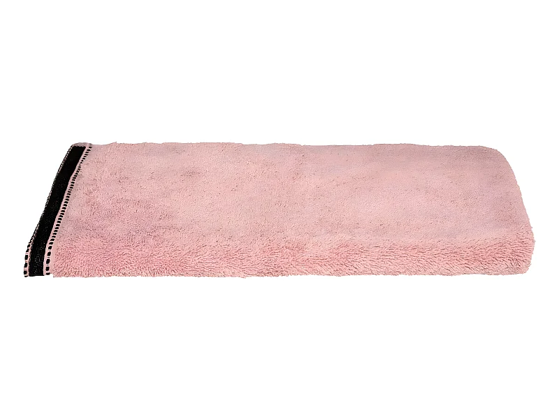 Serviette de toilette en Coton Rose tissu éponge 50 x 90 cm