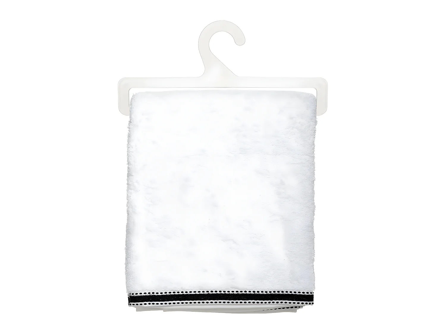 Drap de bain en Coton Blanc tissu éponge 100 x 150 cm