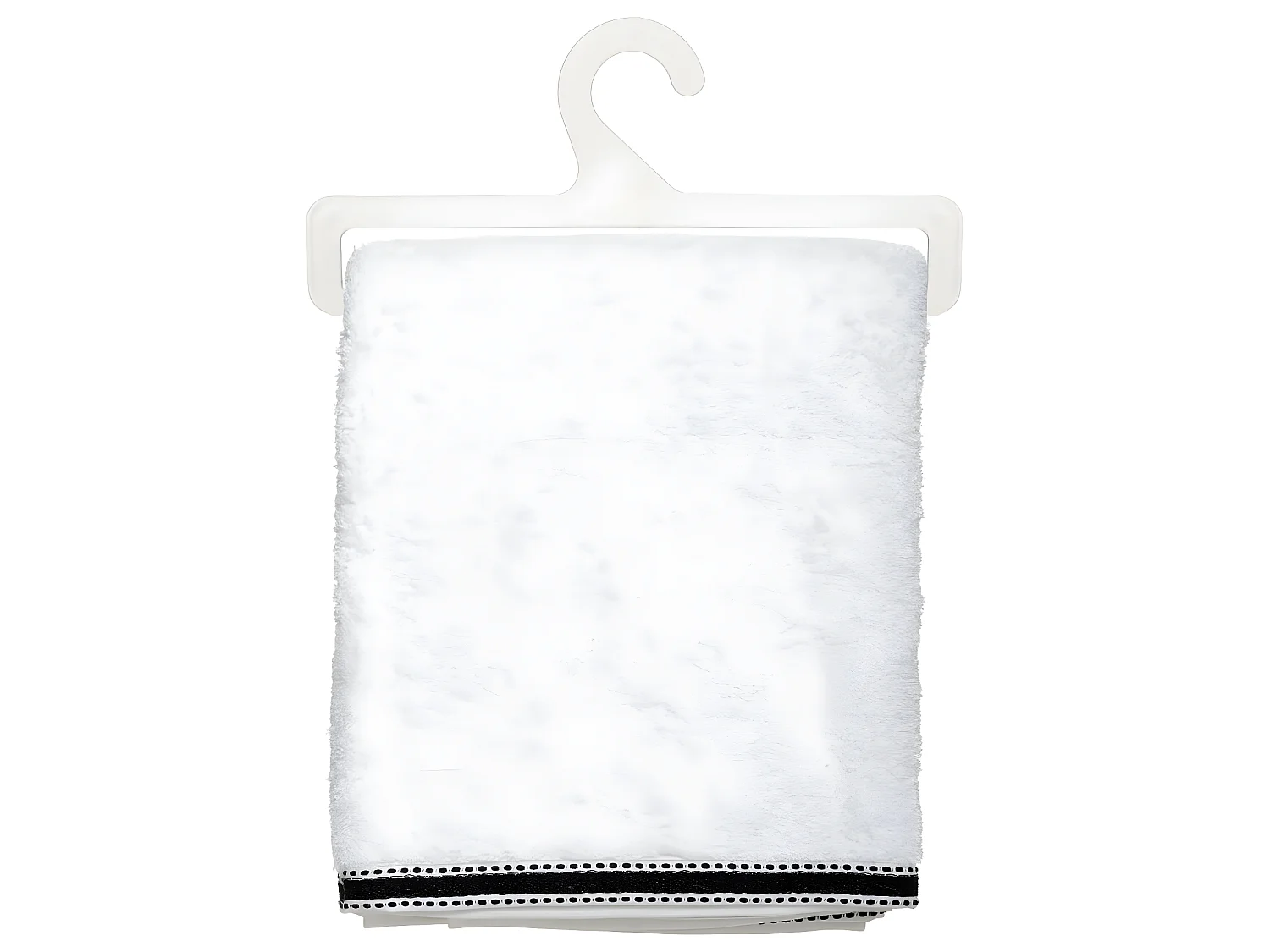 Drap de bain en Coton Blanc tissu éponge 100 x 150 cm
