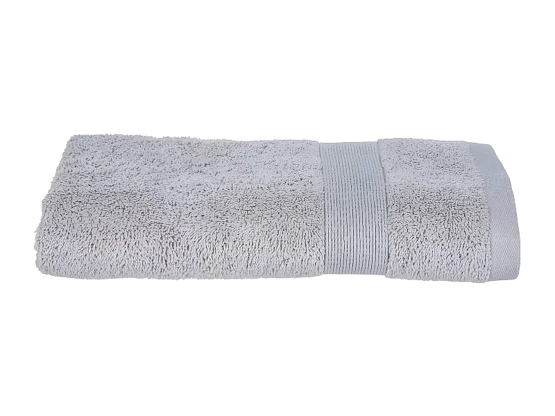 Serviette de toilette en Coton Taupe tissu éponge 50 x 90 cm