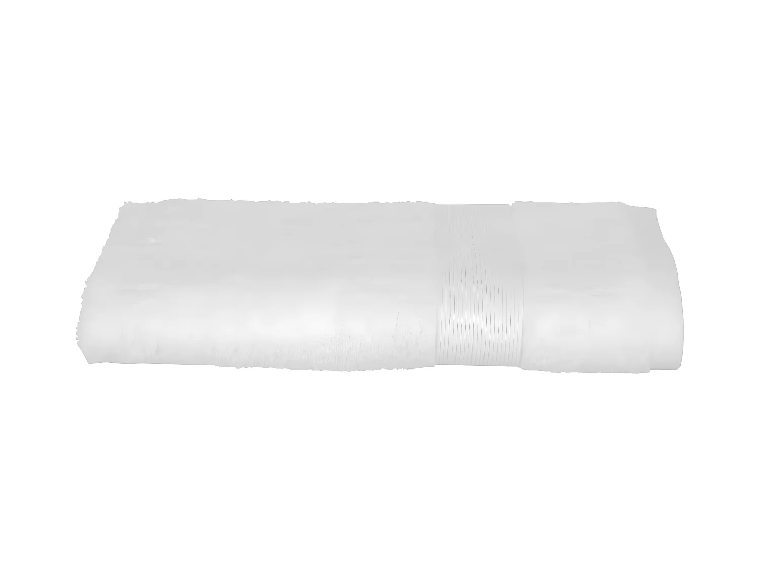 Serviette de toilette en Coton Blanc tissu éponge 50 x 90 cm