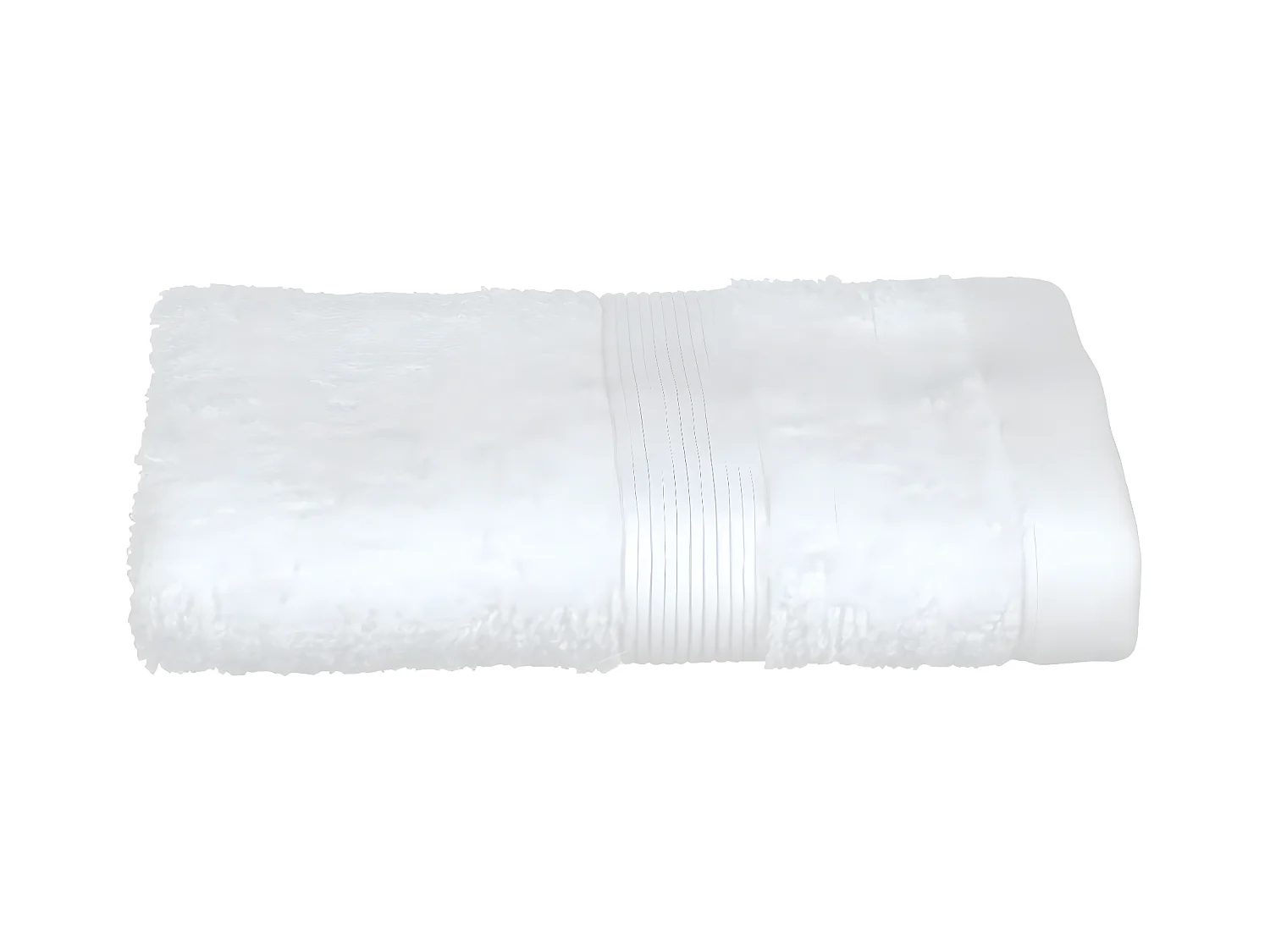 Serviette de toilette en Coton Blanc tissu éponge 30 x 50 cm