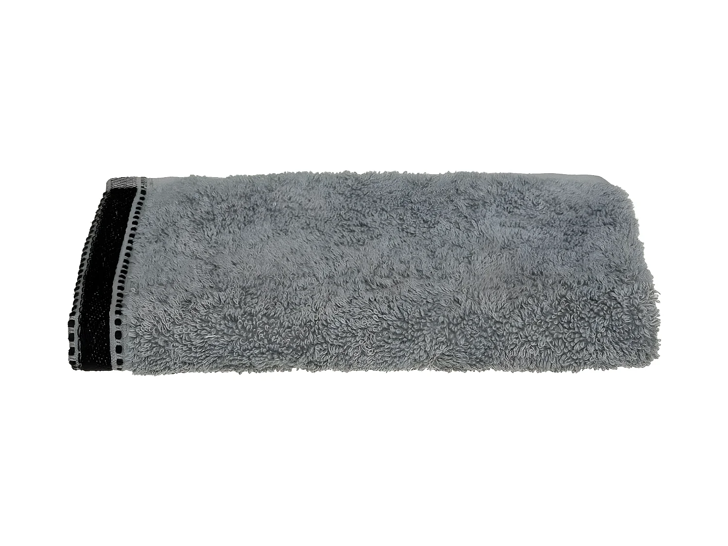 Serviette de toilette en Coton Gris Foncé tissu éponge 30 x 50 cm