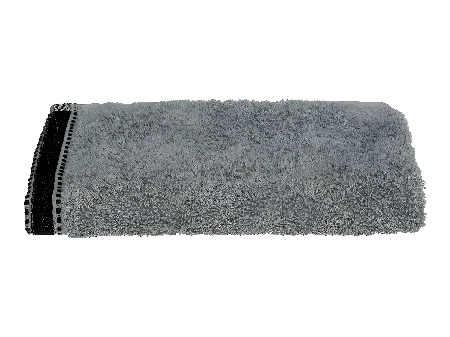 Serviette de toilette en Coton Gris Foncé tissu éponge 30 x 50 cm