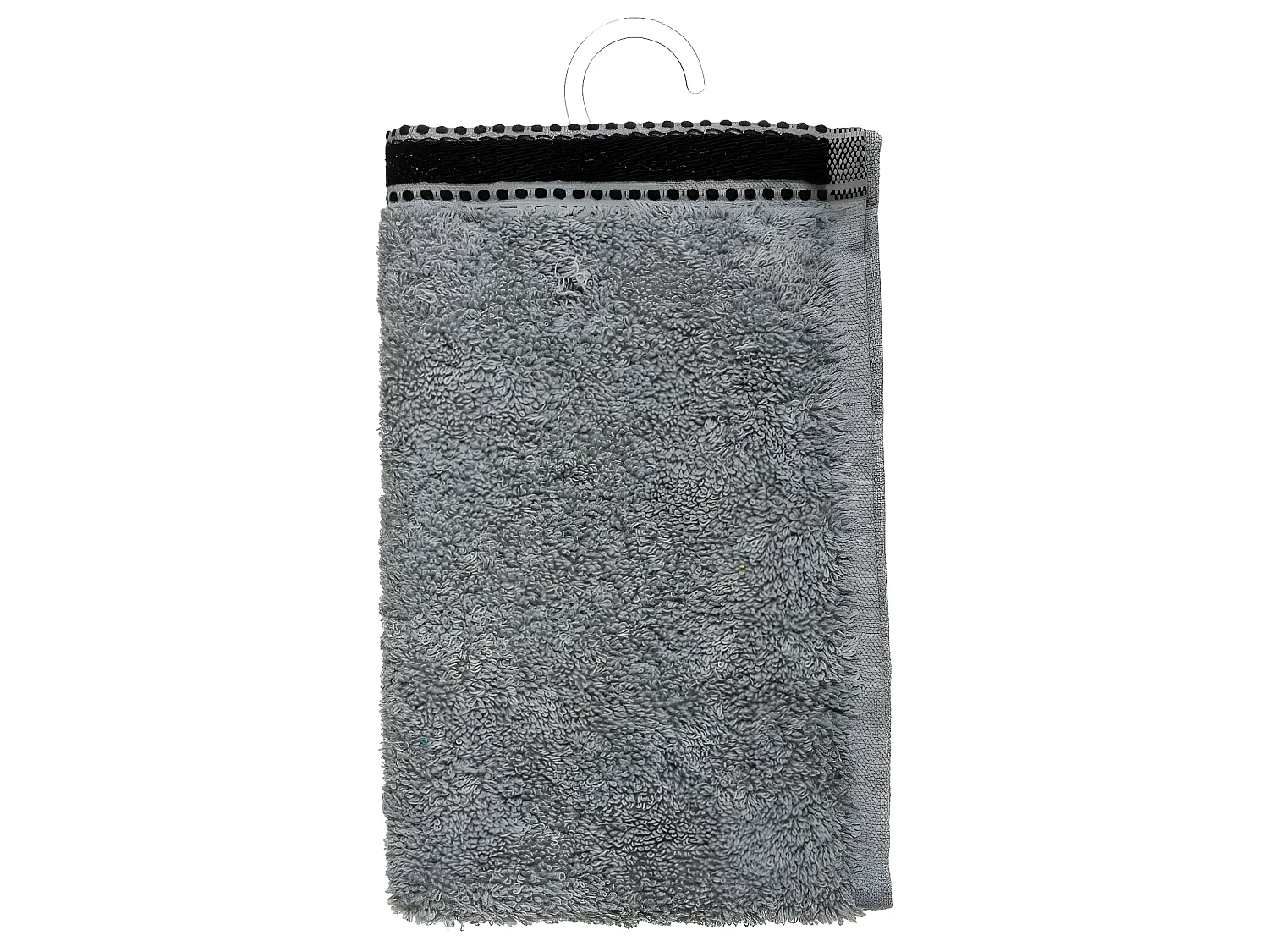 Serviette de toilette en Coton Gris Foncé tissu éponge 30 x 50 cm