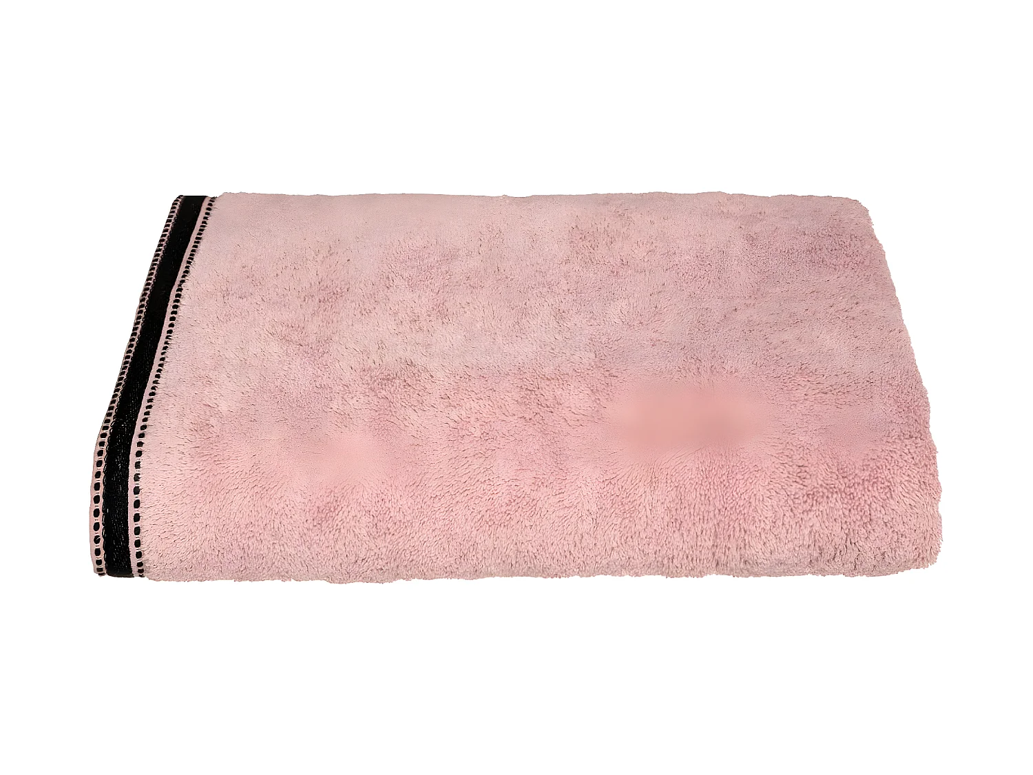Drap de bain en Coton Rose tissu éponge 100 x 150 cm