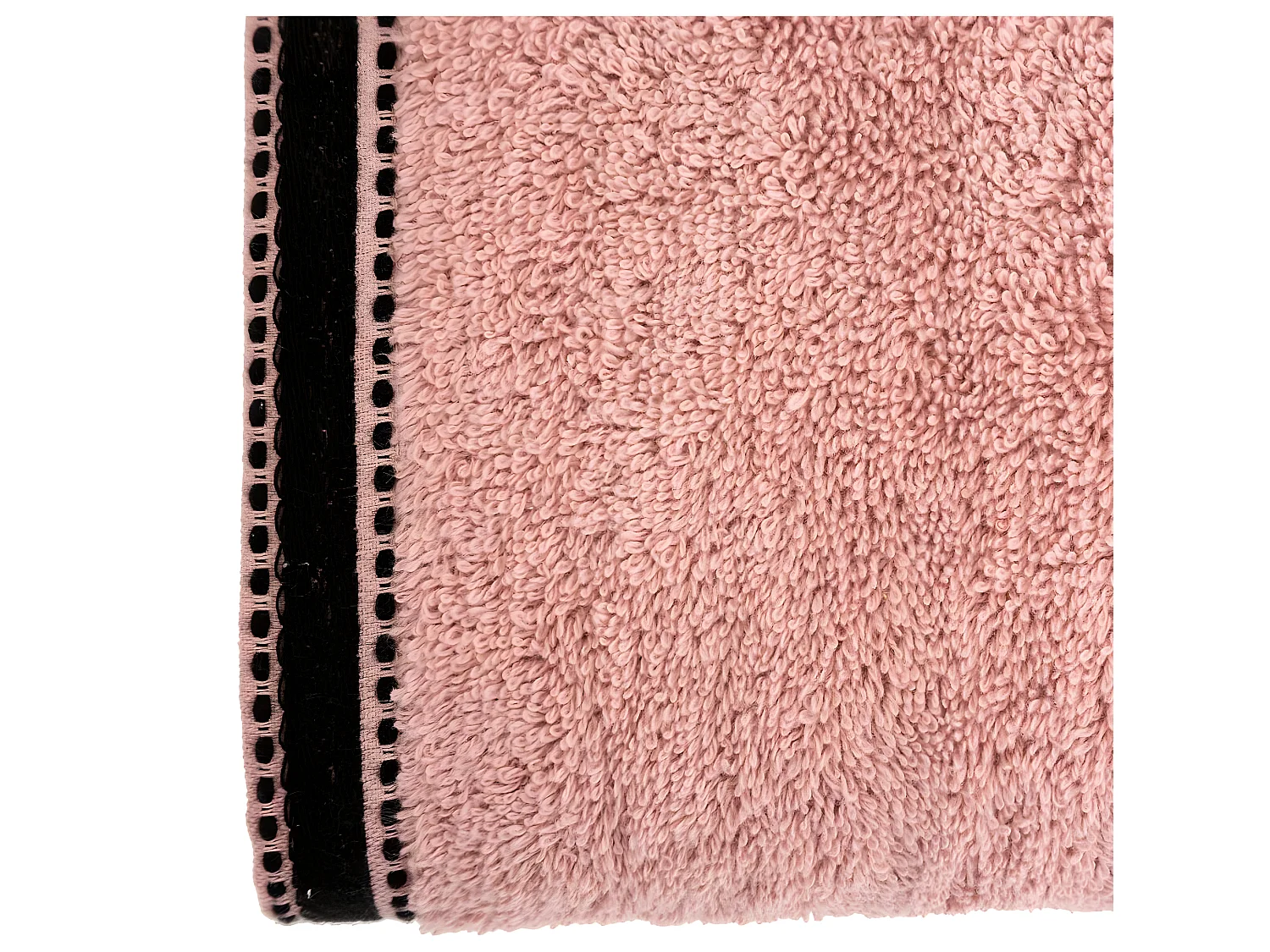 Drap de bain en Coton Rose tissu éponge 100 x 150 cm