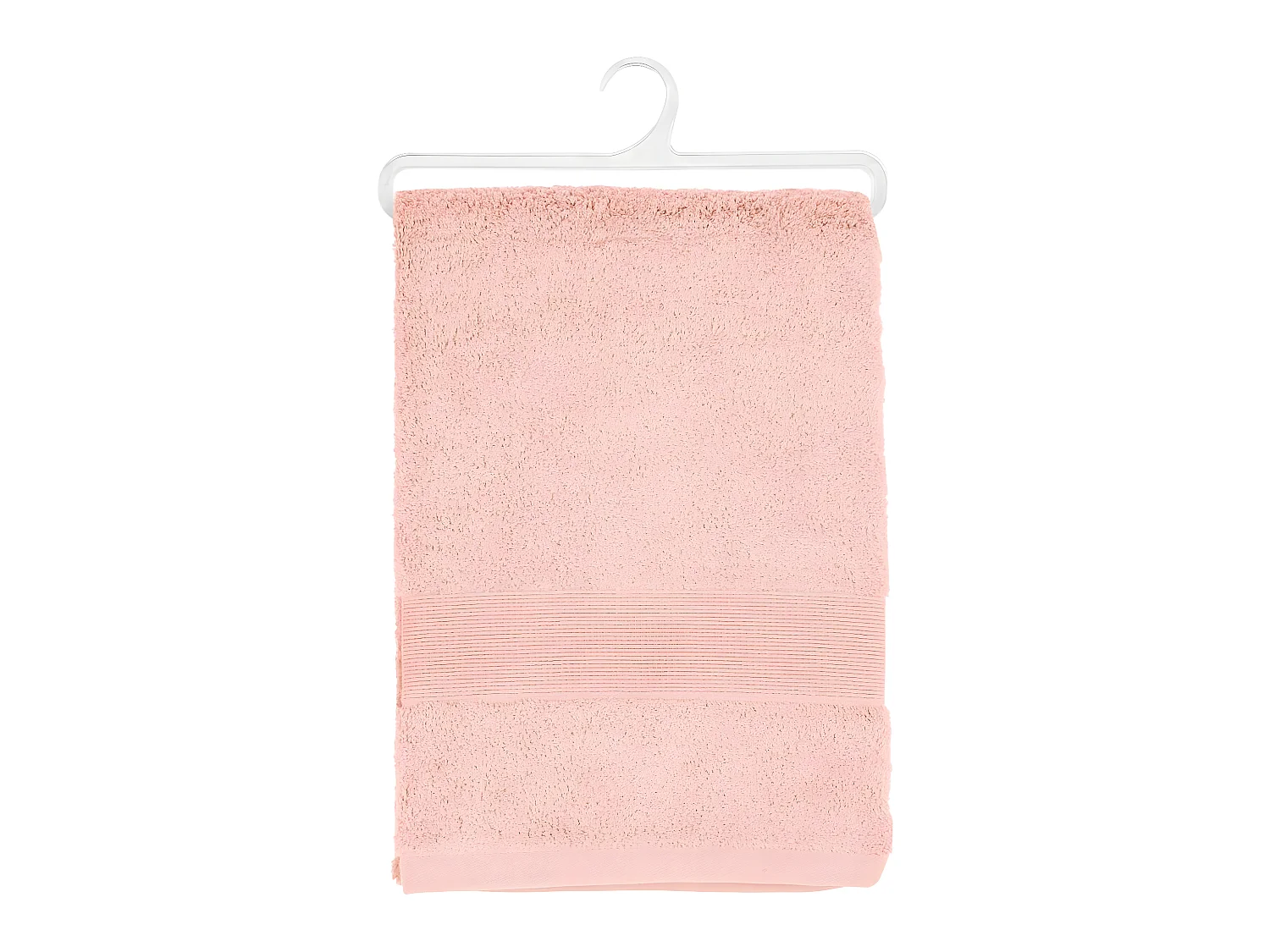 Drap de bain en Coton Rose tissu éponge 100 x 150 cm