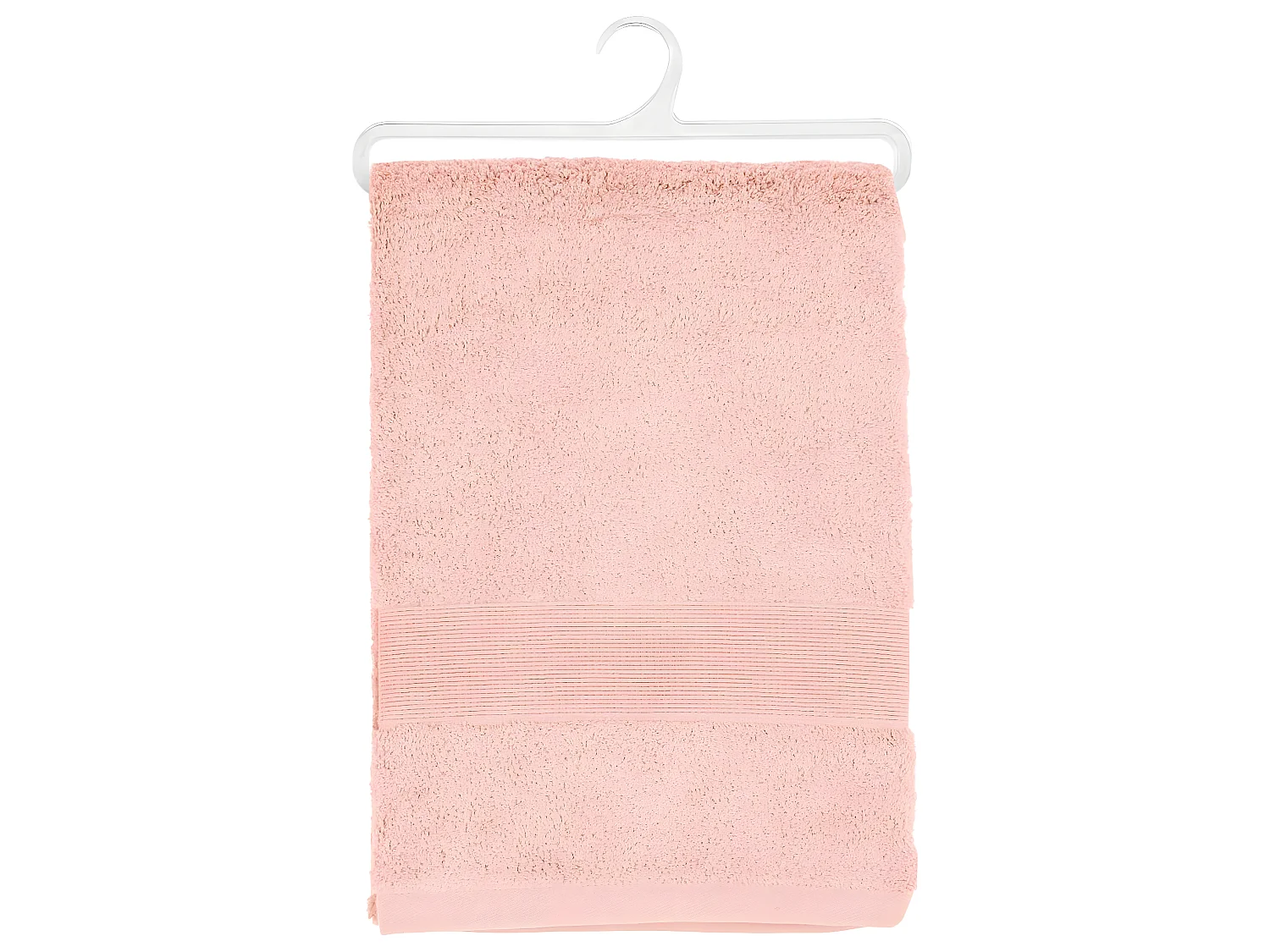 Drap de bain en Coton Rose tissu éponge 100 x 150 cm