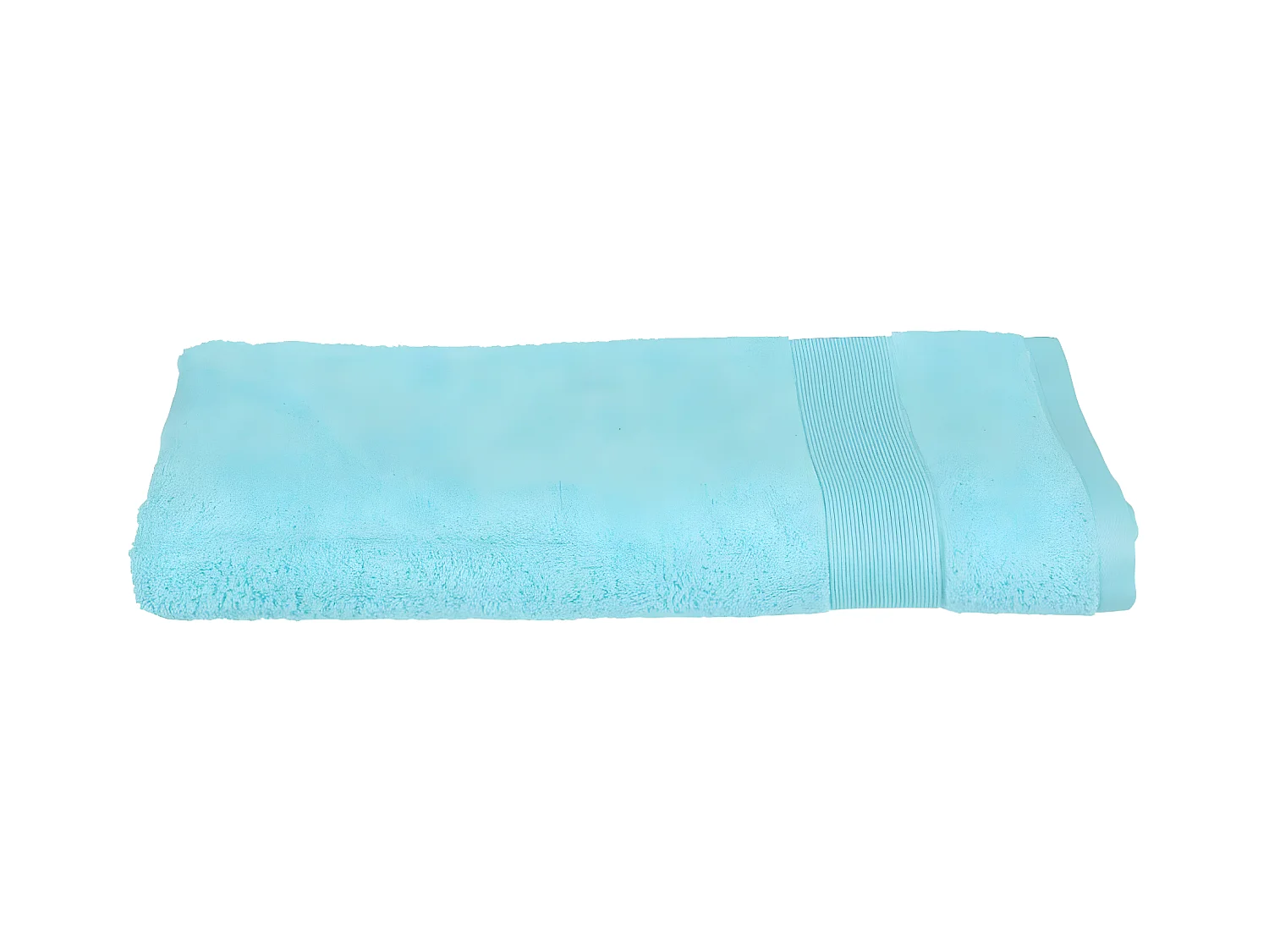 Drap de bain en Coton Bleu aqua tissu éponge 100 x 150 cm