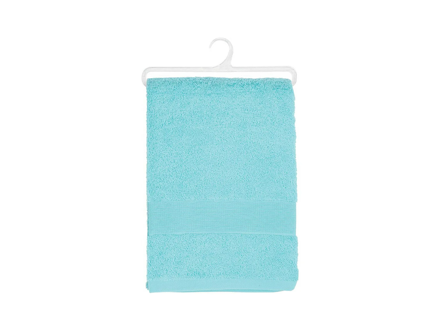 Drap de bain en Coton Bleu aqua tissu éponge 100 x 150 cm