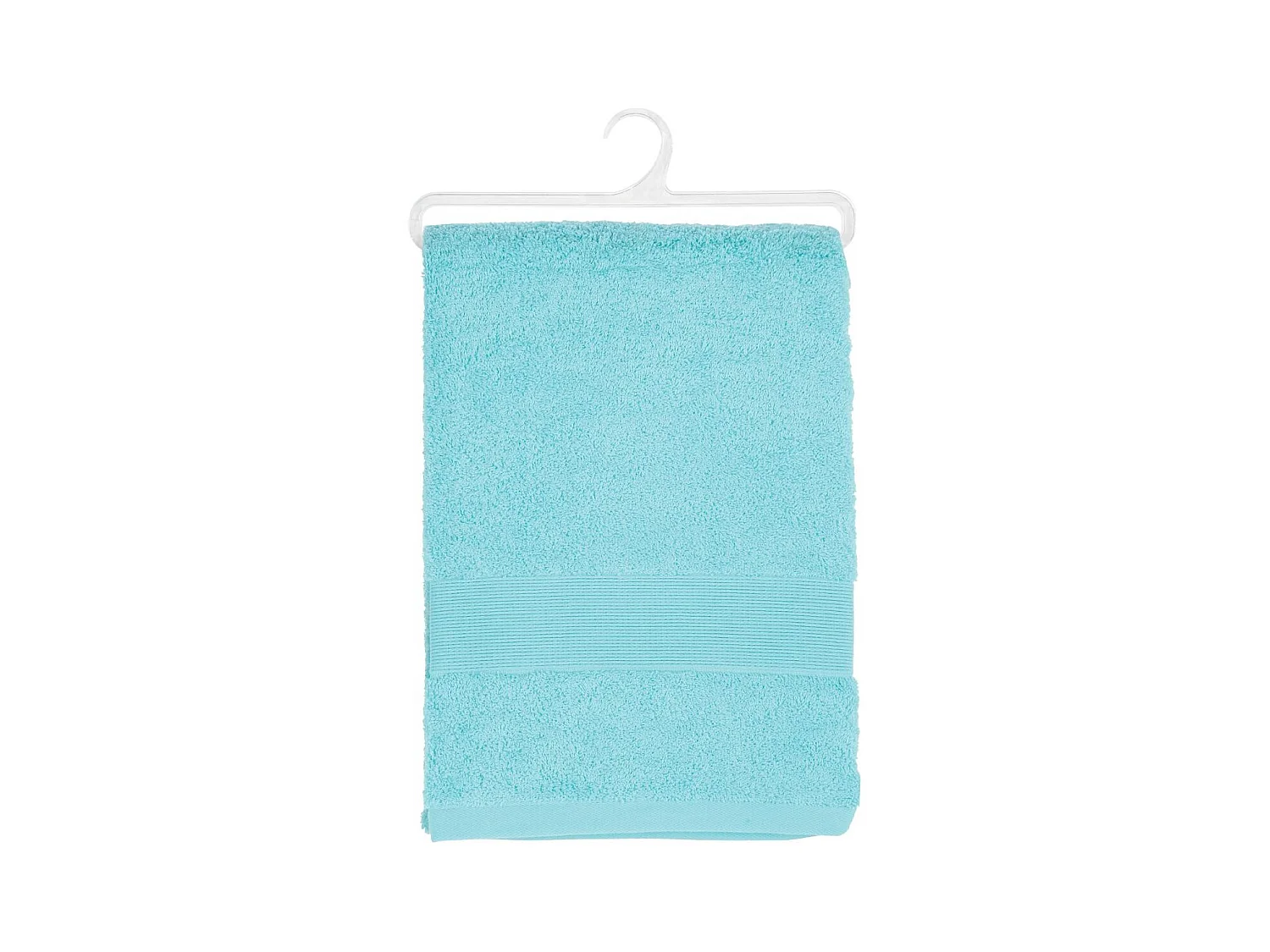 Drap de bain en Coton Bleu aqua tissu éponge 100 x 150 cm