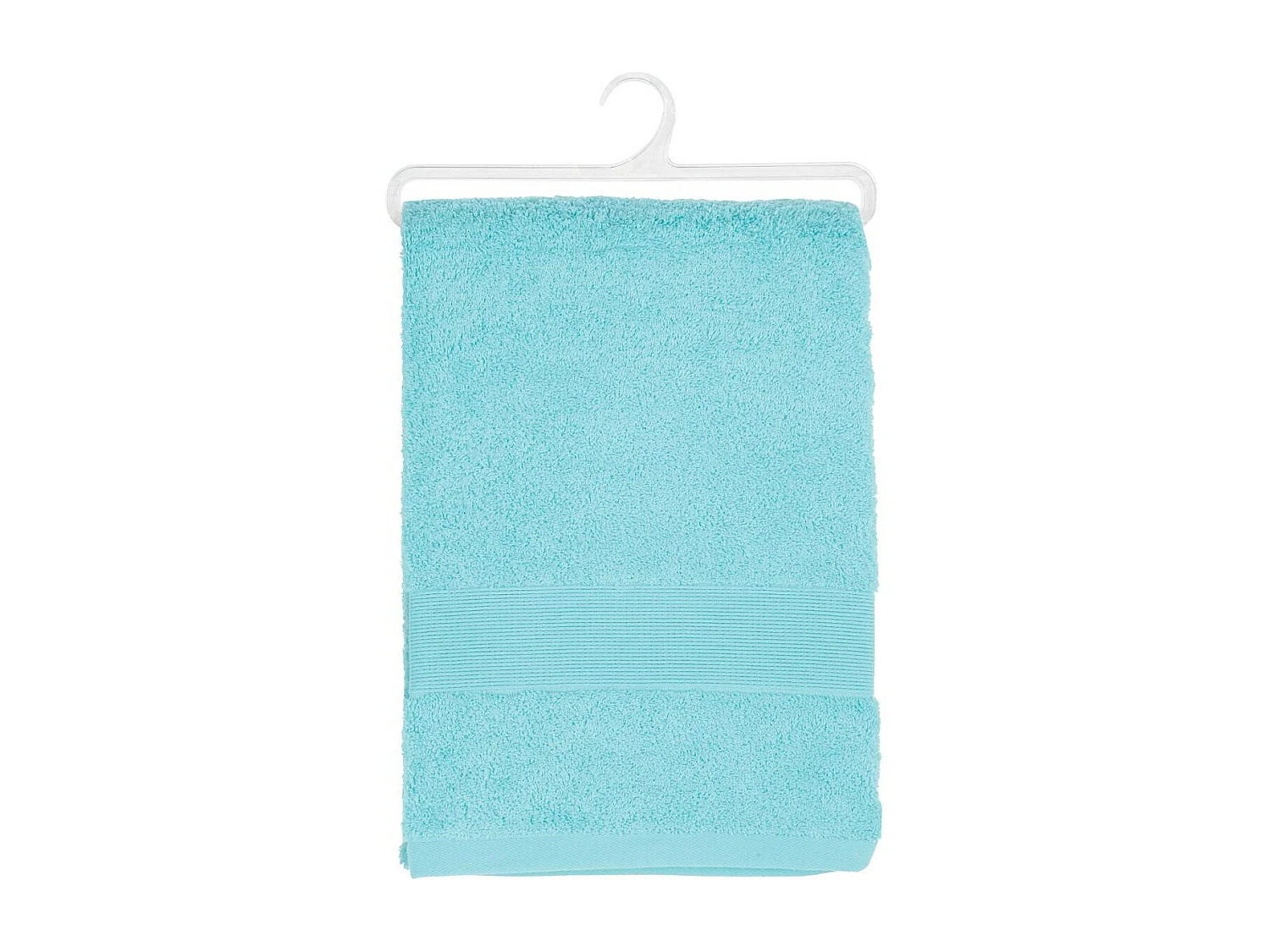 Drap de bain en Coton Bleu aqua tissu éponge 100 x 150 cm