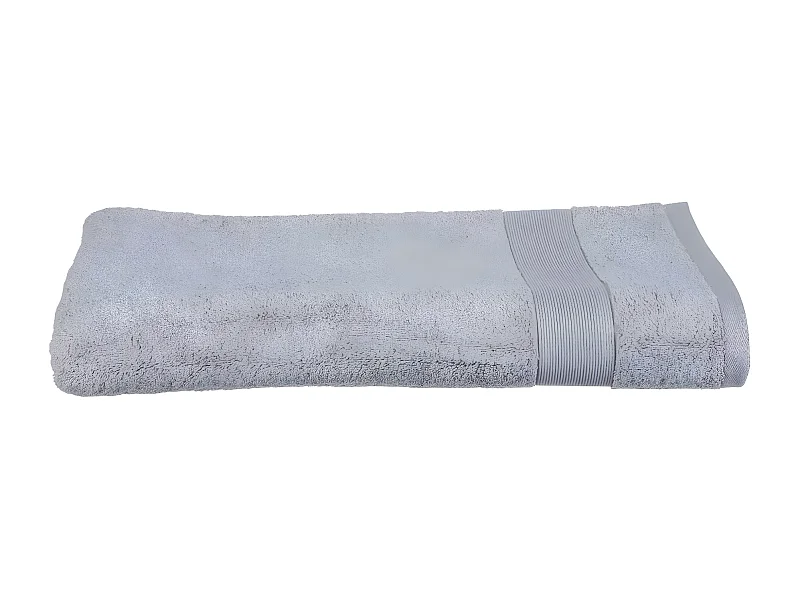 Drap de bain en Coton Taupe tissu éponge 100 x 150 cm