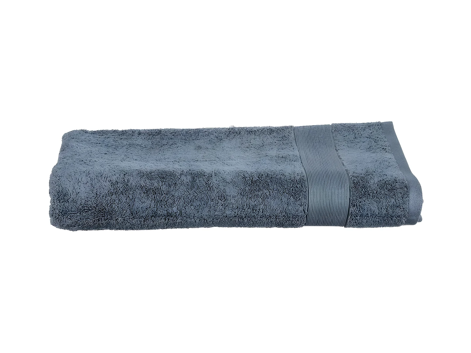 Drap de bain en Coton Gris foncé tissu éponge 100 x 150 cm
