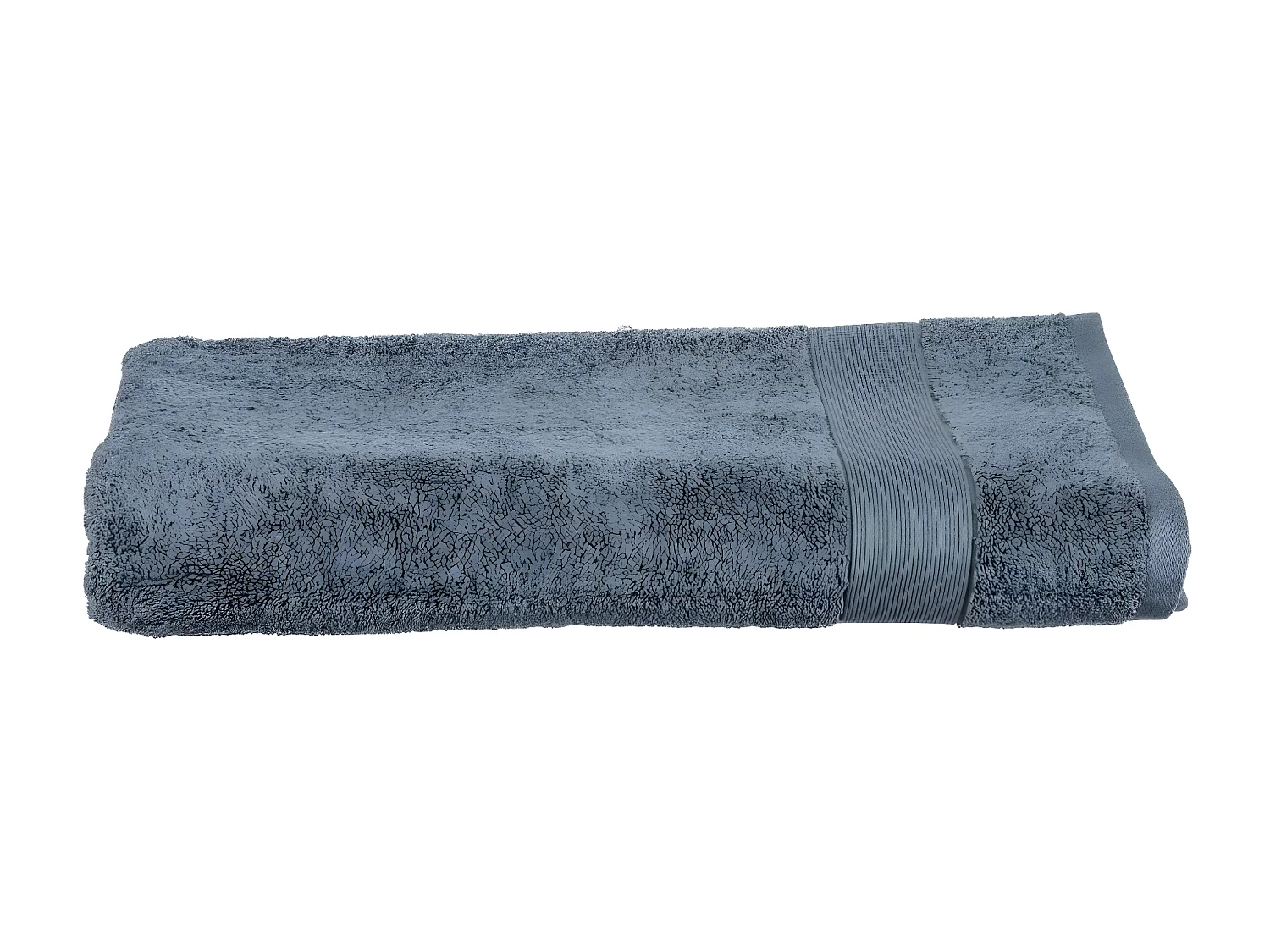 Drap de bain en Coton Gris foncé tissu éponge 100 x 150 cm