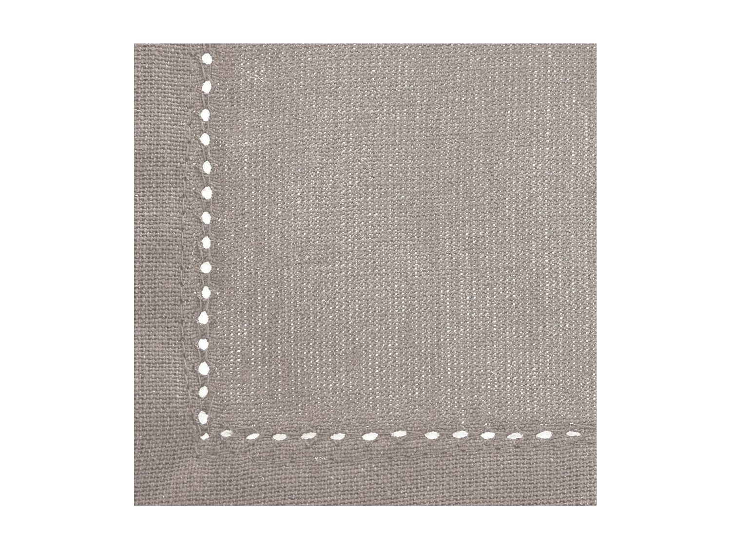 Lot de 4 Serviettes de table en Coton Gris clair 40 x 40 cm