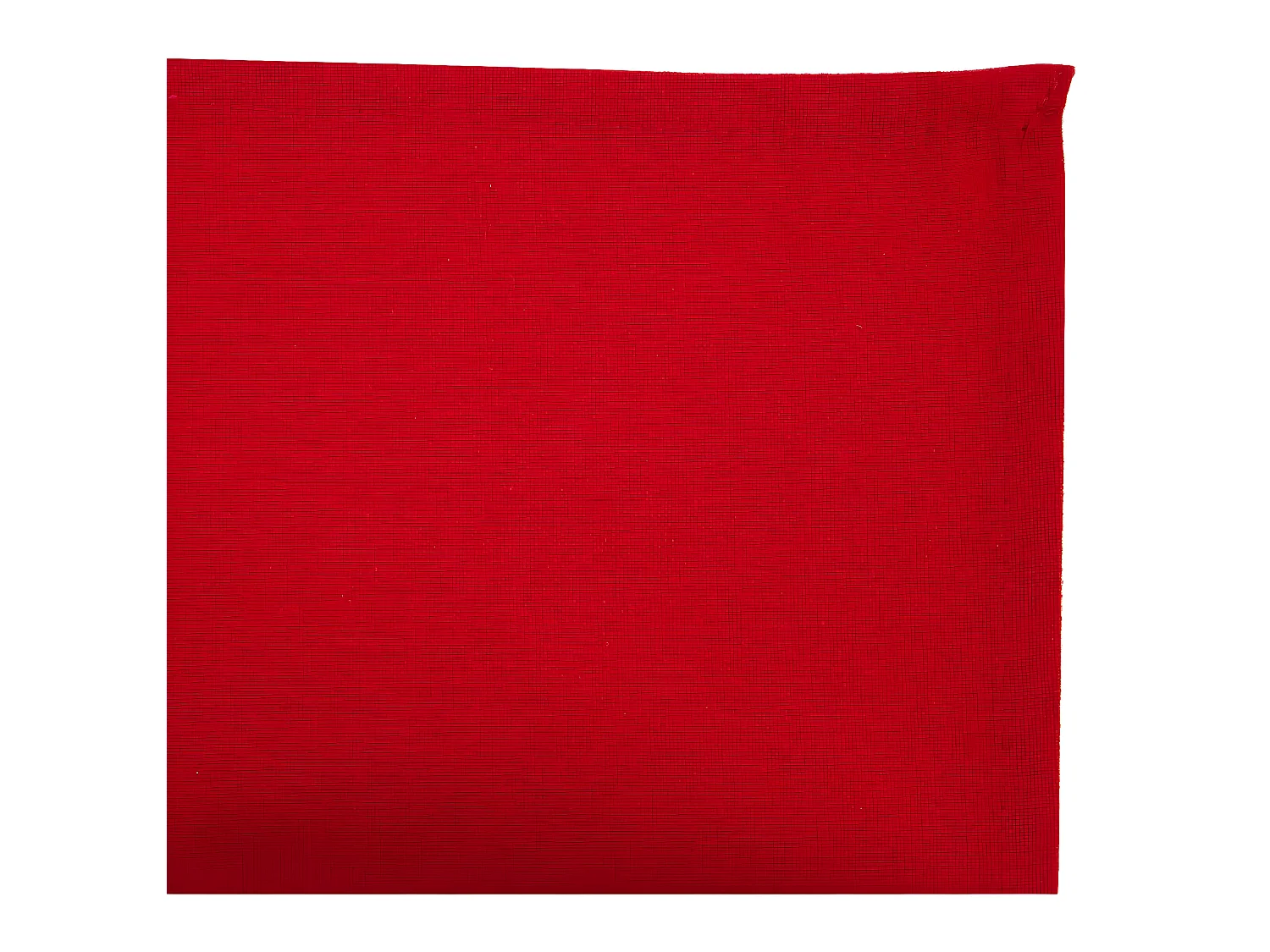 Lot de 4 Serviettes de table en Coton Rouge 40 x 40 cm