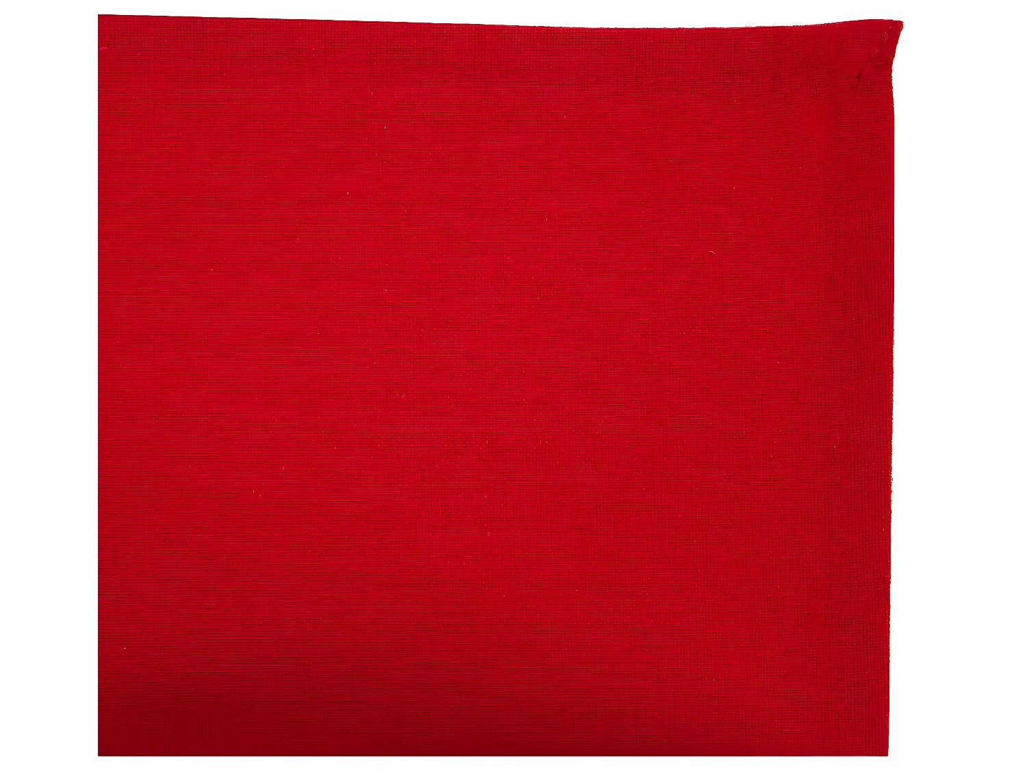 Lot de 4 Serviettes de table en Coton Rouge 40 x 40 cm