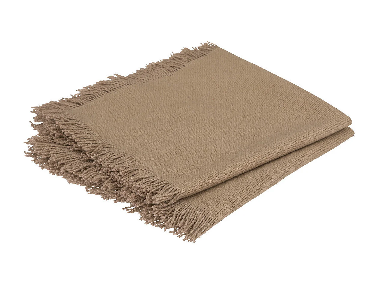 Tischserviette mit Fransen x 2