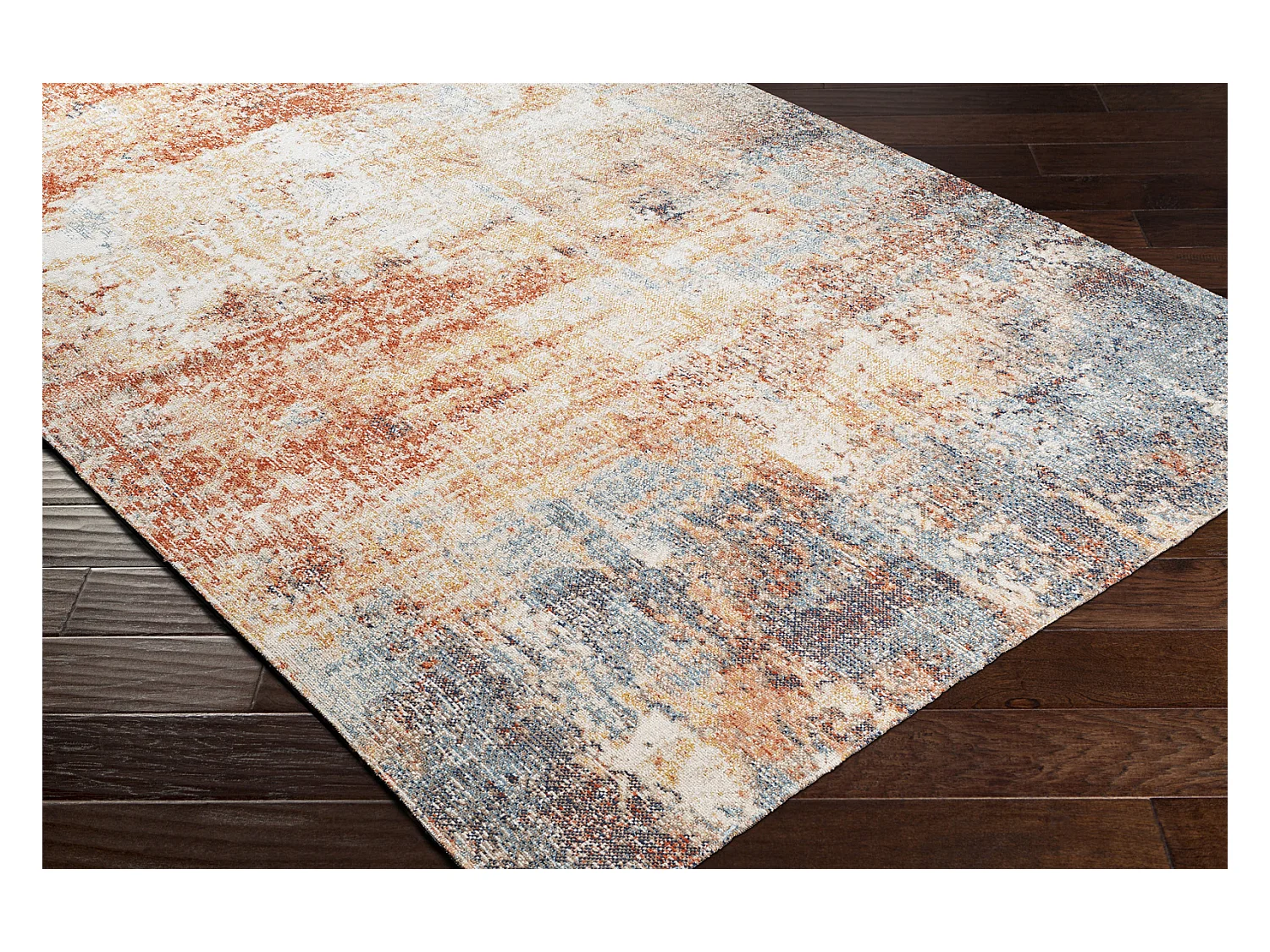 Tapis d'Extérieur/Intérieur - Rouge/Bleu - 120x170cm - SAMIRA