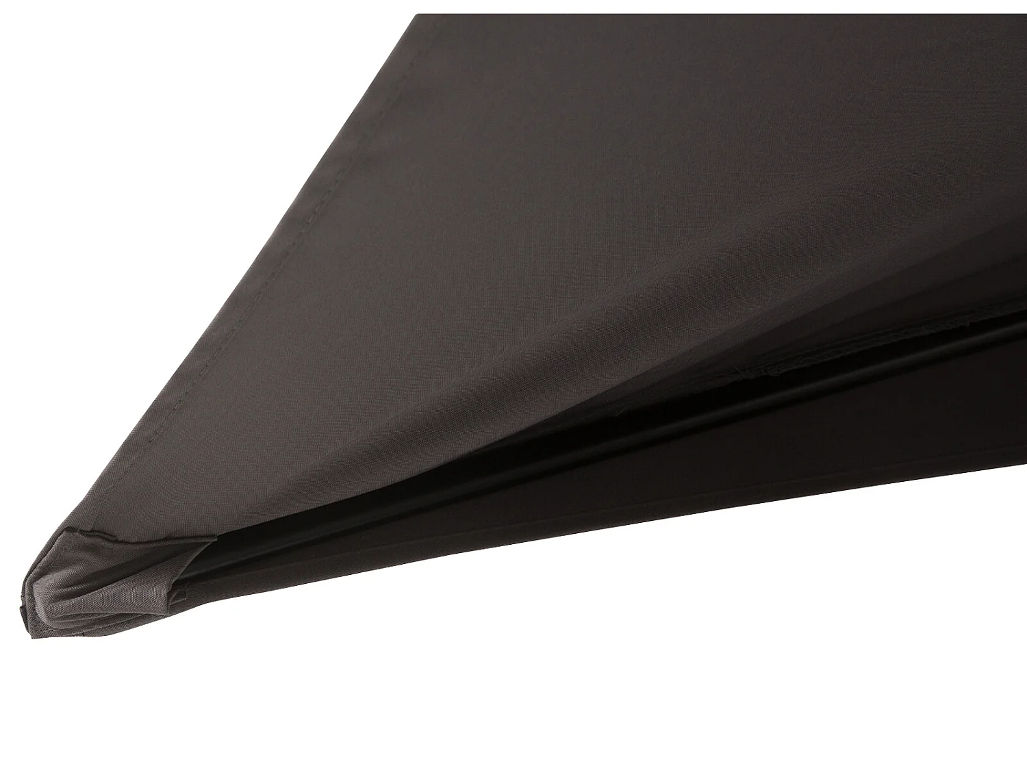 Sombrilla de jardín gris 269x138x236 cm Outsunny