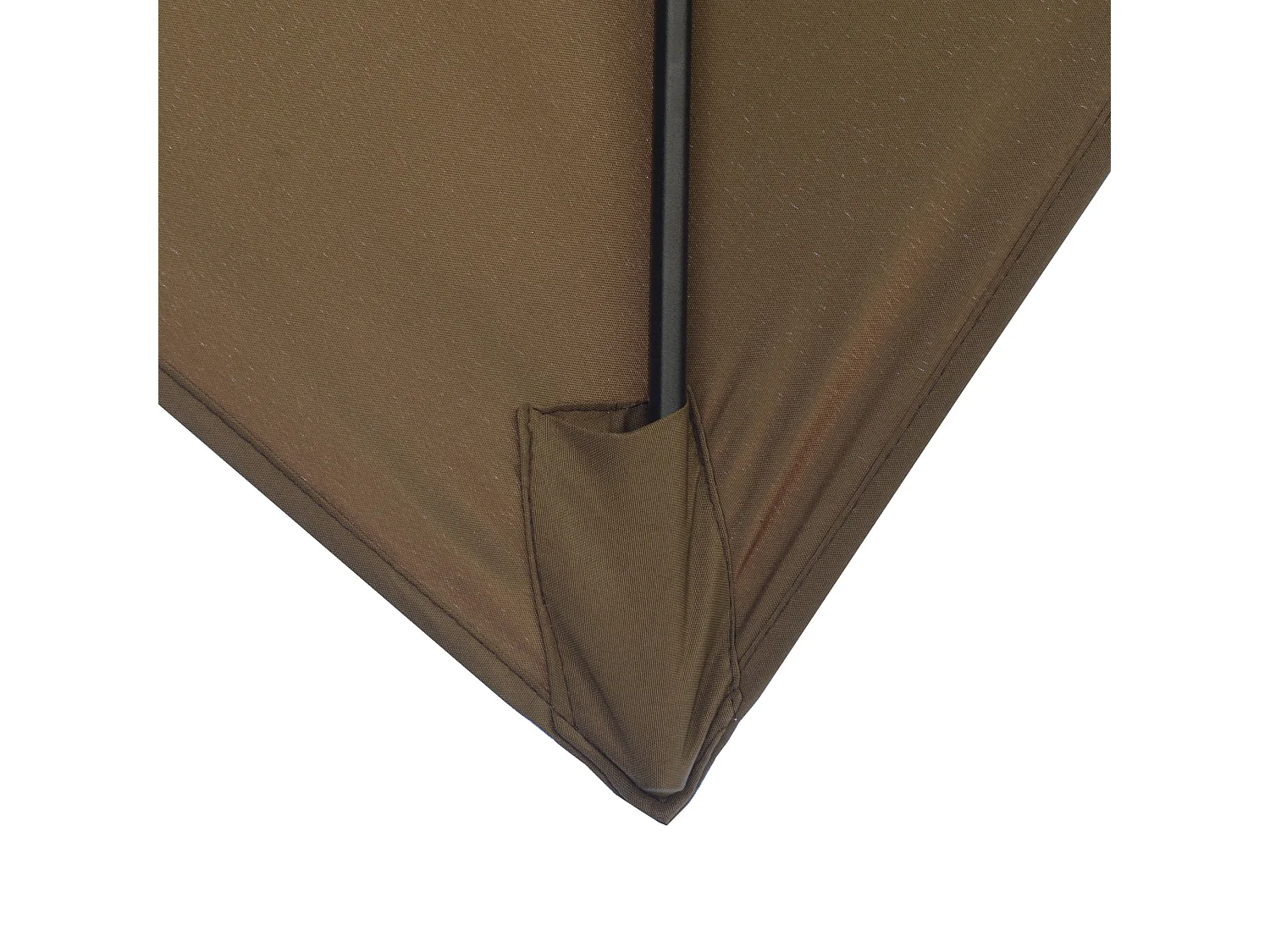 Sombrilla de jardín café 296x197x244,5 cm Outsunny