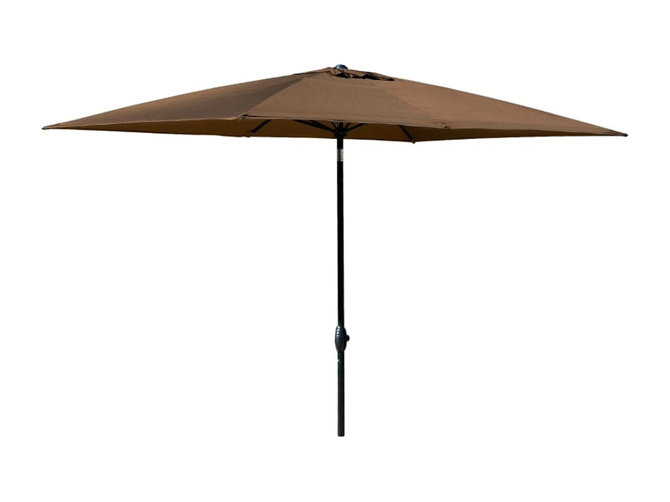 Sombrilla de jardín café 296x197x244,5 cm Outsunny