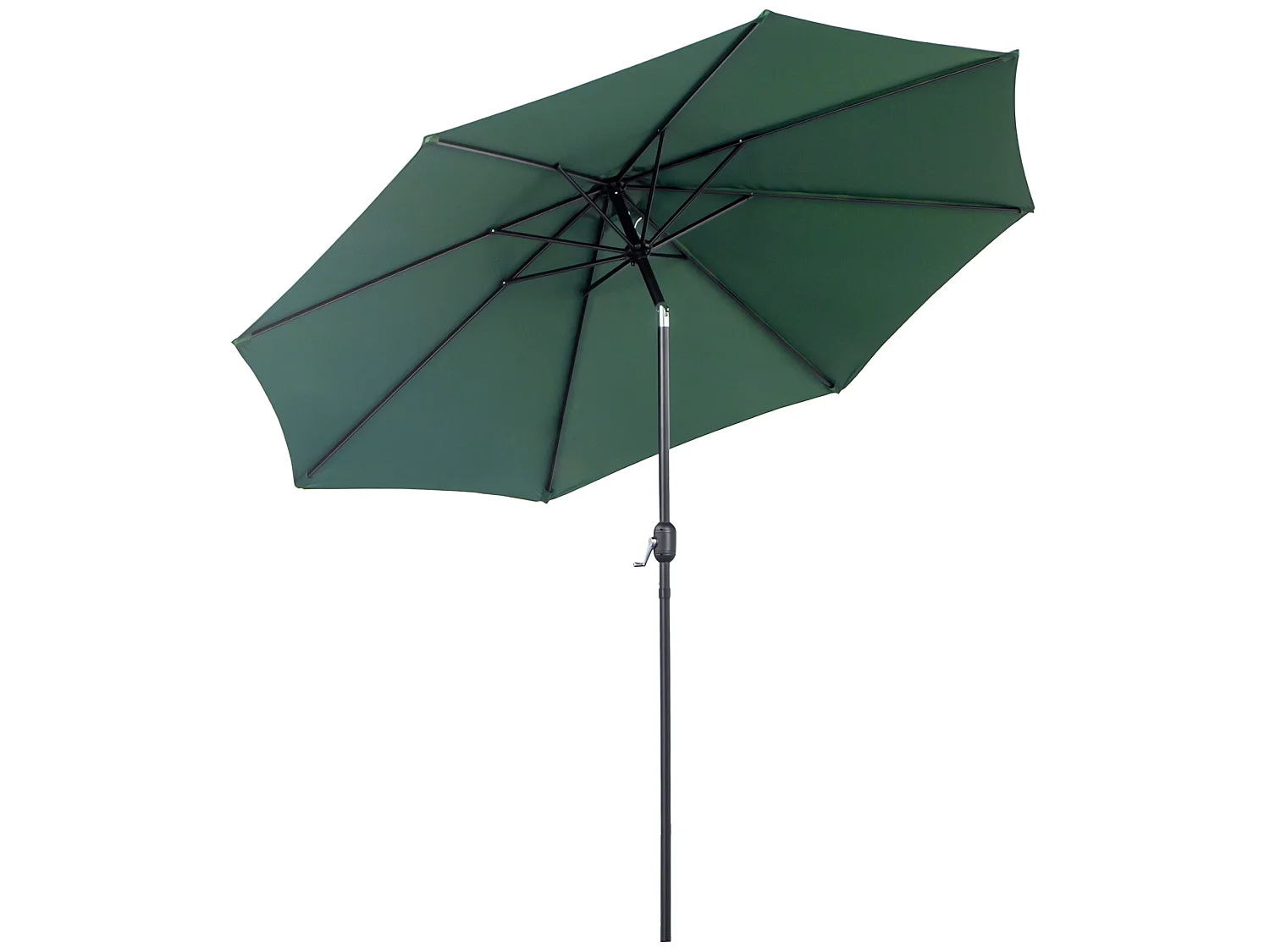 Sombrilla de jardín verde 295x295x250 cm Outsunny