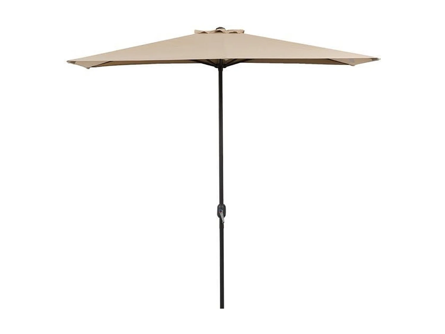 Sombrilla de jardín beige 230x130x245 cm Outsunny