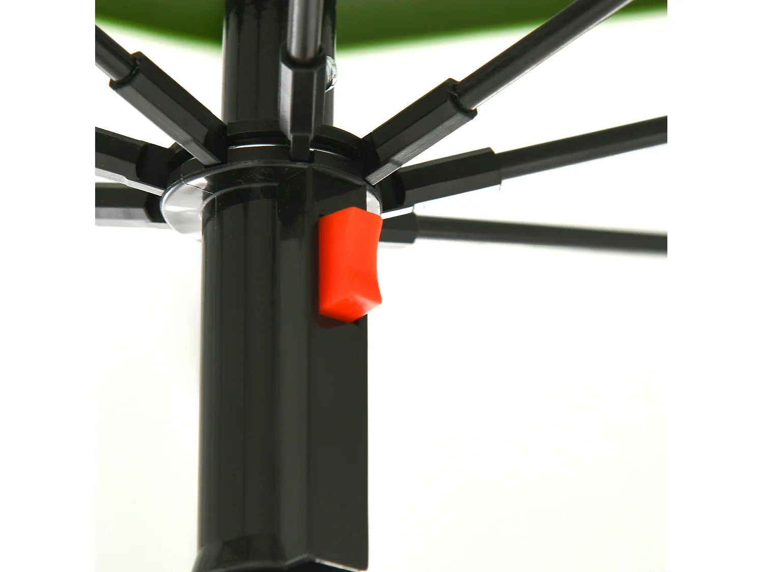 Sombrilla de playa verde 185x185x205 cm Outsunny