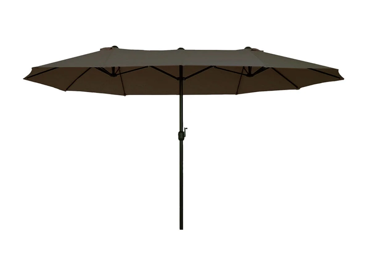 Sombrilla gris 455x265x238 cm Outsunny