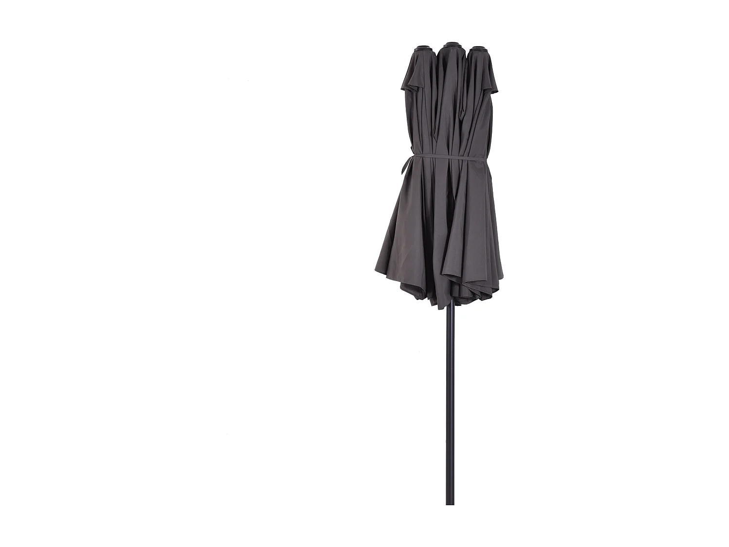 Sombrilla gris 455x265x238 cm Outsunny