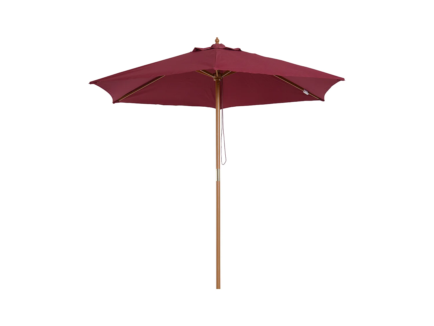 Parasol de jardín rojo vino ø250x230 cm Outsunny