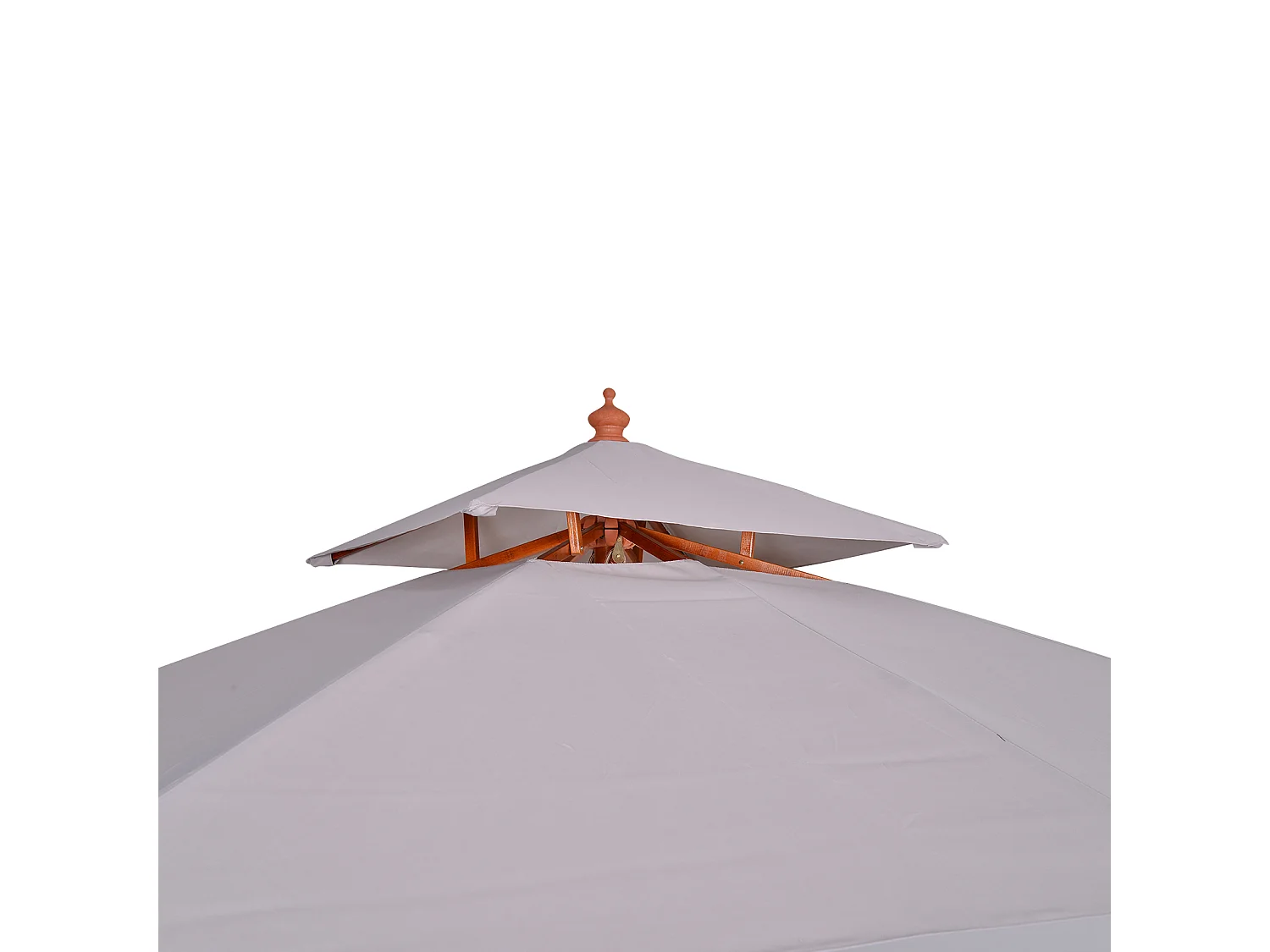 Parasol de jardín gris 300x300x297 cm Outsunny