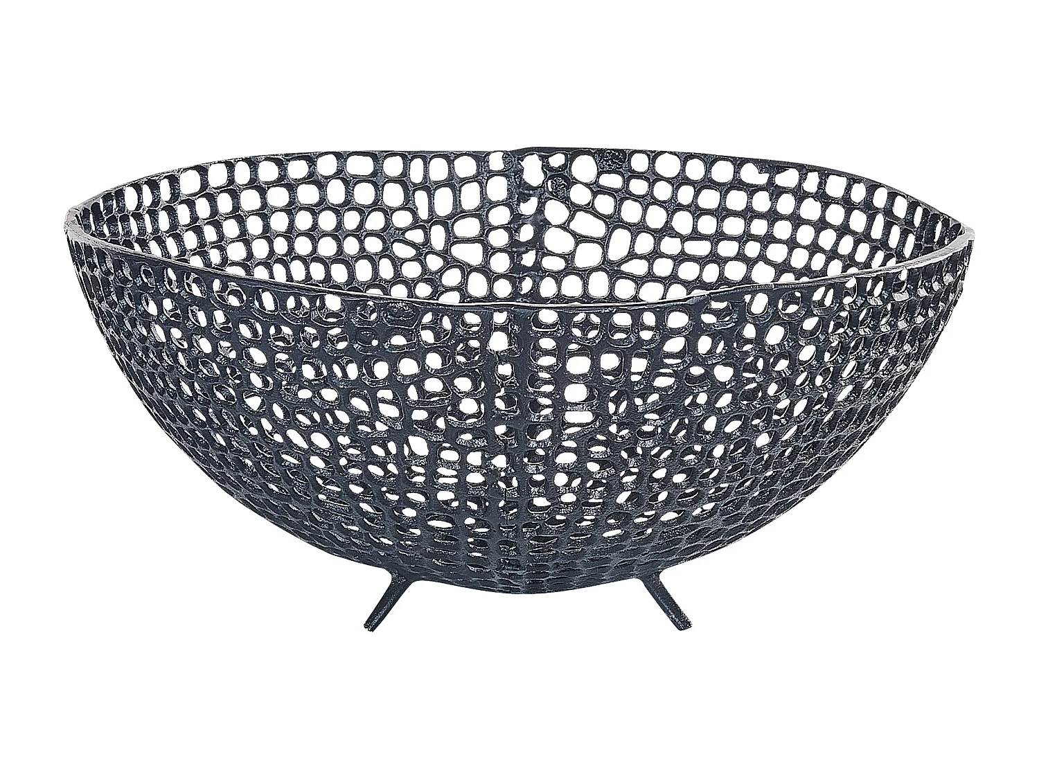 Lot de 2 bols décoratifs KRUKUT Métal Noir