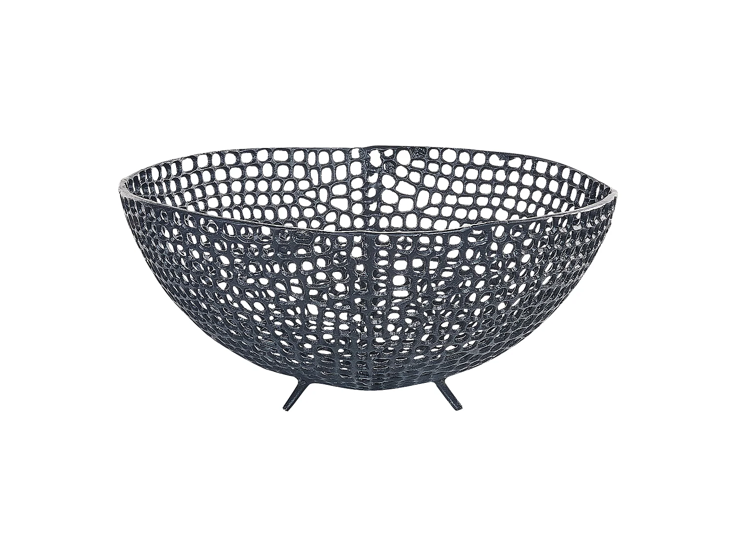 Set van 2 decoratieve schalen KRUKUT Metaal Zwart