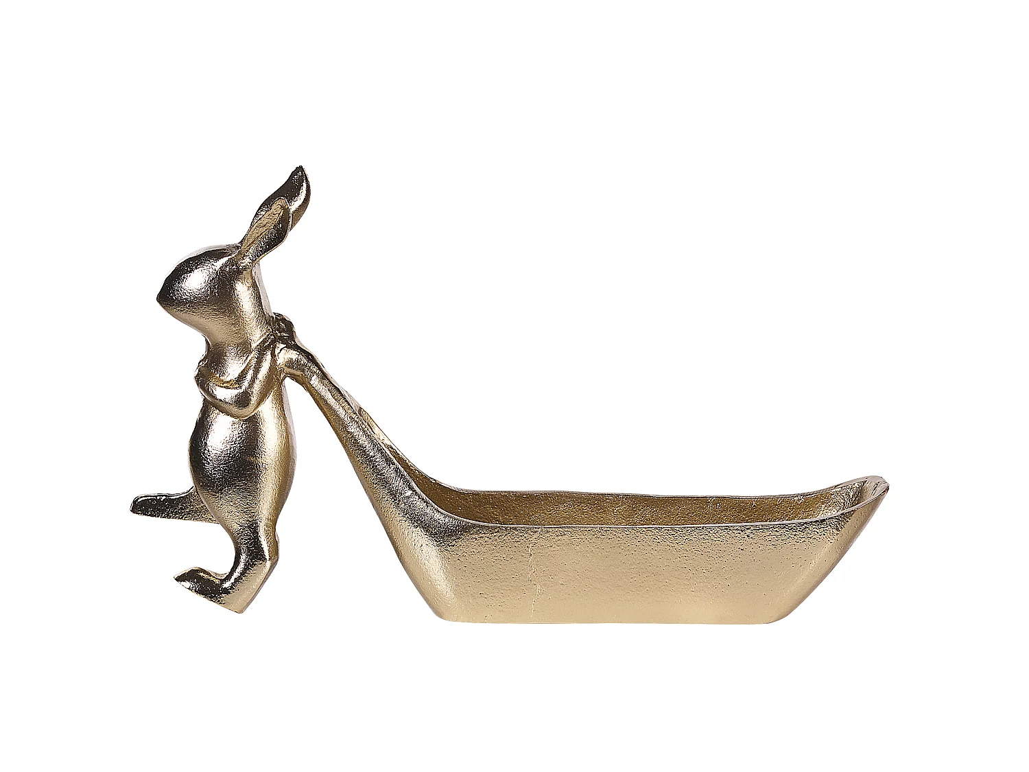Patera dekoracyjna Królik PROGO Metal Złoty