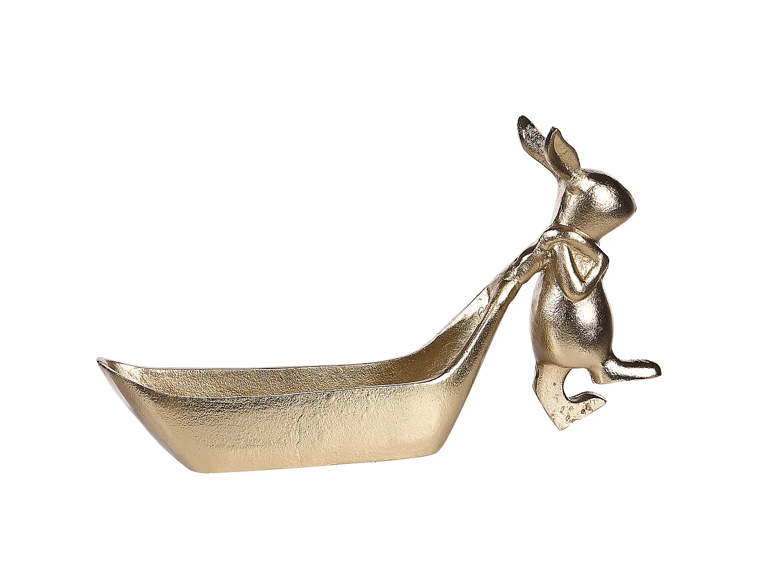 Patera dekoracyjna Królik PROGO Metal Złoty