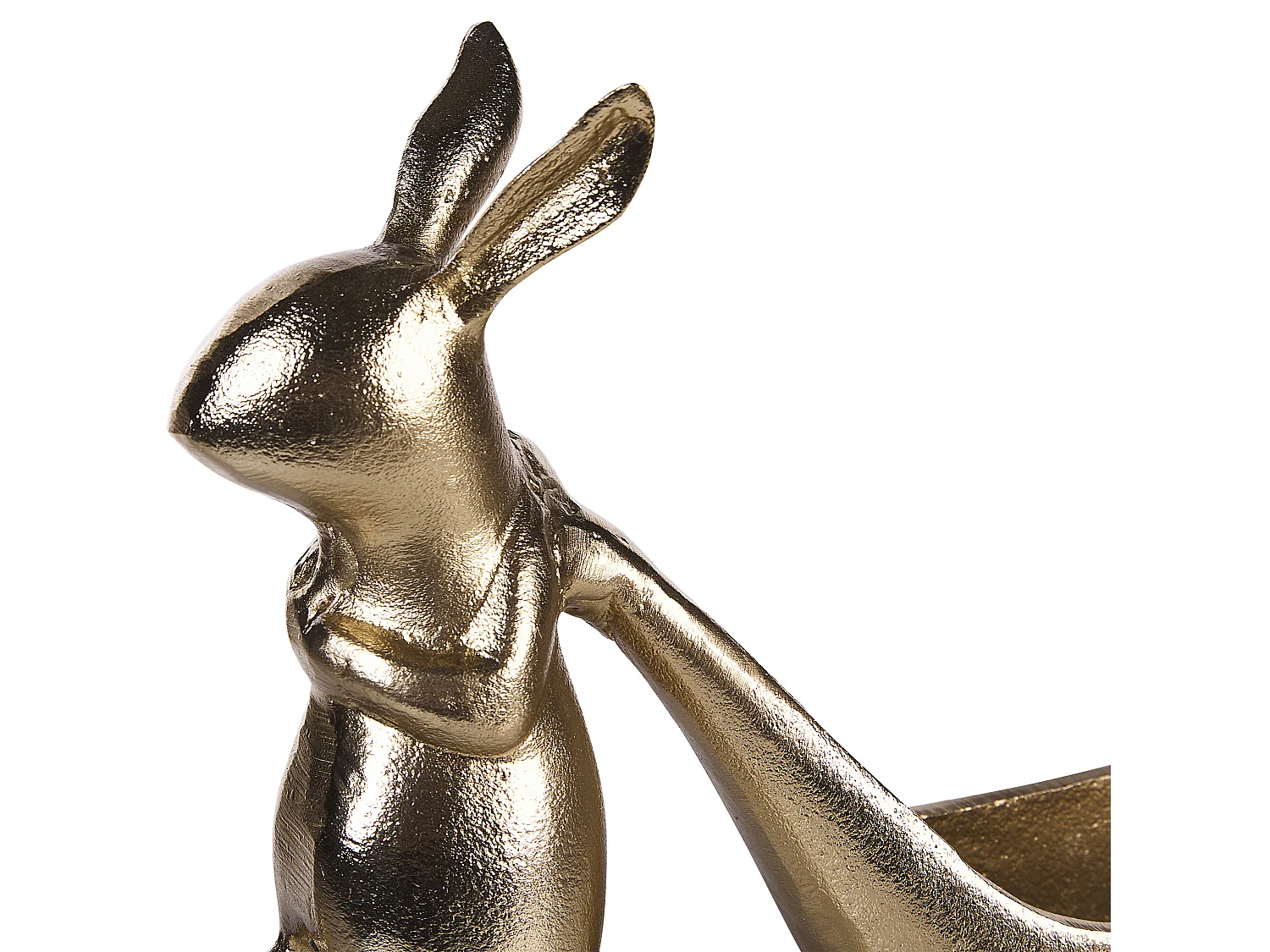 Patera dekoracyjna Królik PROGO Metal Złoty