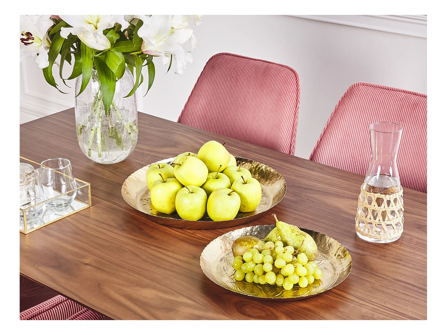 Set van 2 juwelenschaaltjes SADANE Metaal Goud