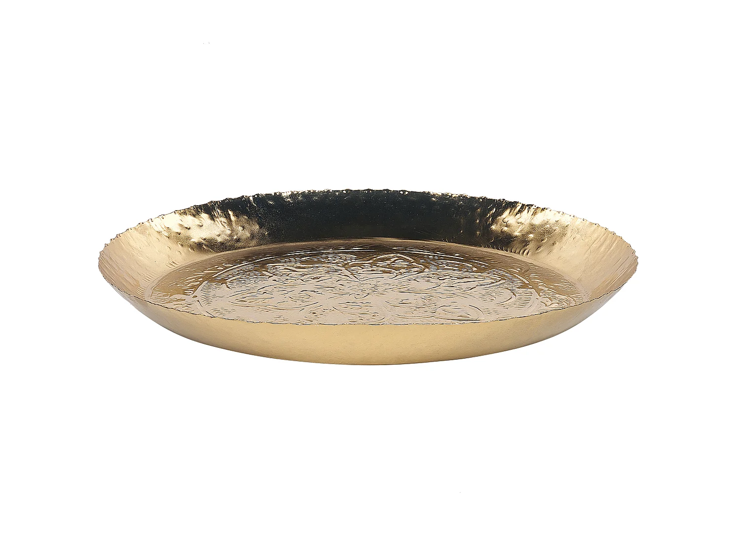 Dekoschale 2er Set Eisen gold rund Wohnaccessoires Modern Glamourös Sadane