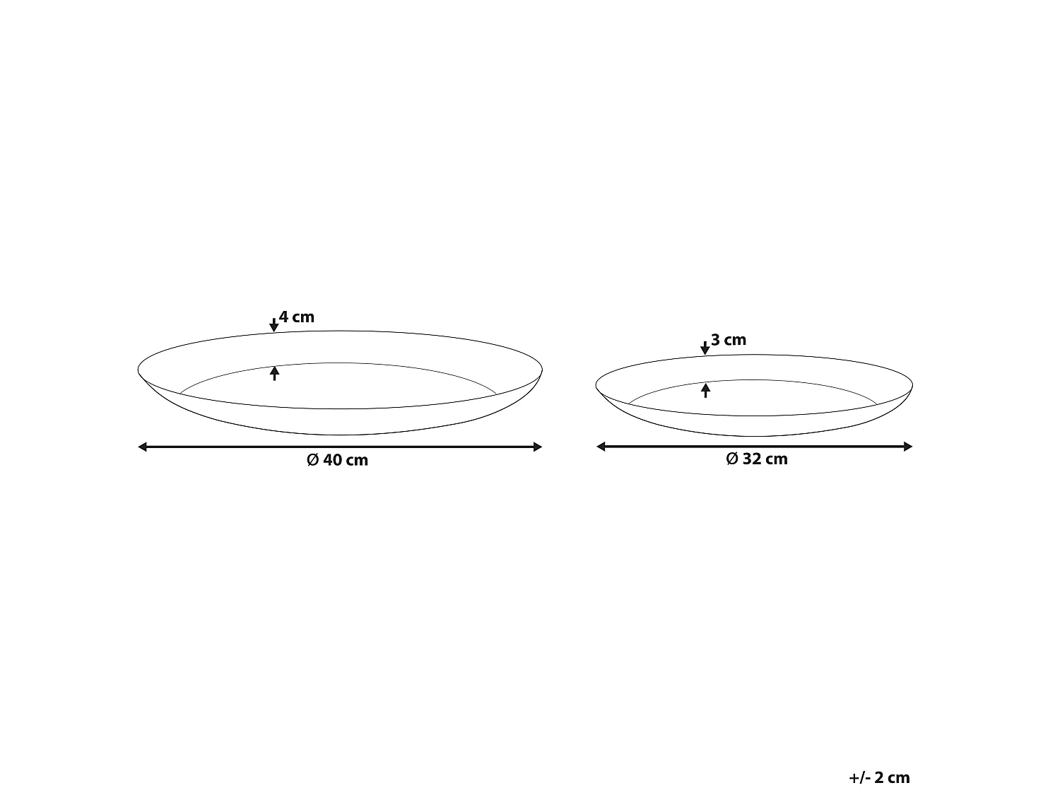 Dekoschale 2er Set Eisen gold rund Wohnaccessoires Modern Glamourös Sadane