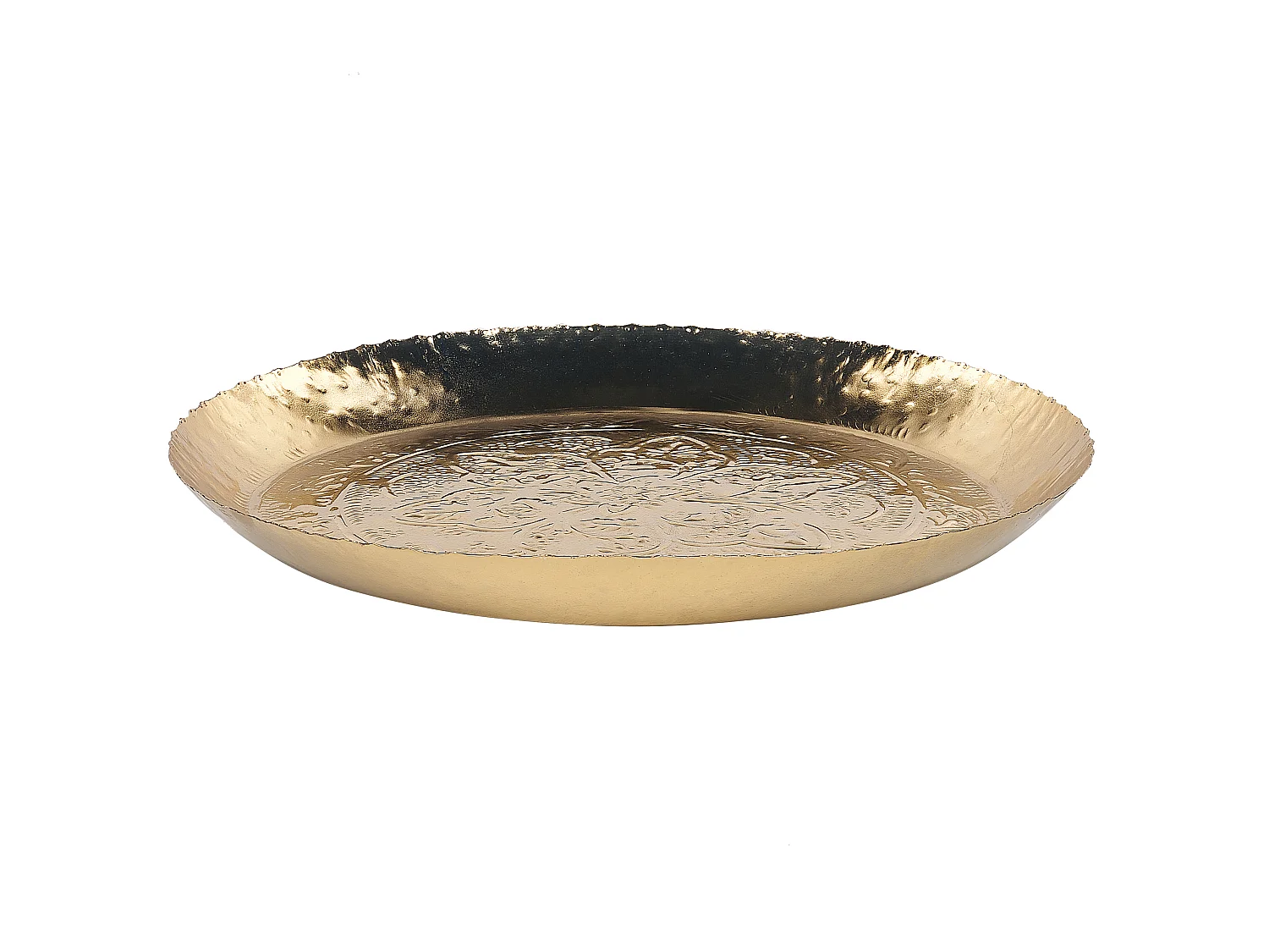 Dekoschale 2er Set Eisen gold rund Wohnaccessoires Modern Glamourös Sadane