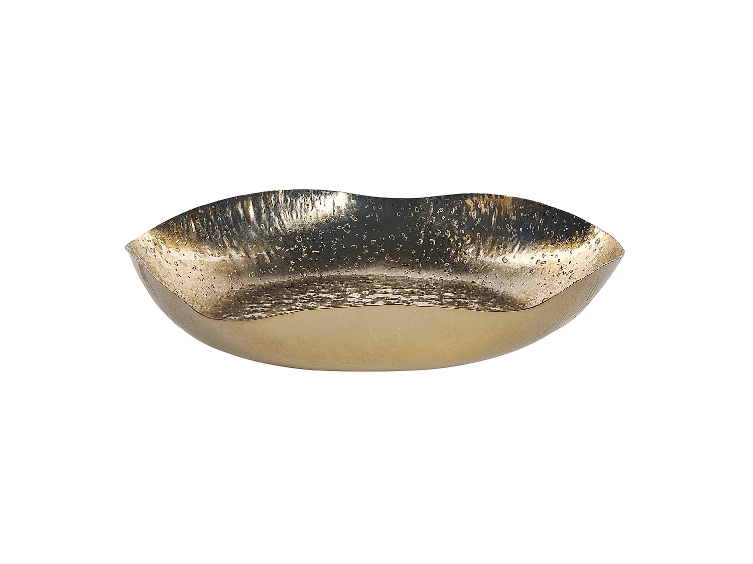 Lot de 3 boîtes à bibelots UJUNG Métal Doré